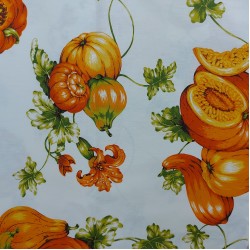 Pumpkin Cotton Fabric - Width 180 cm